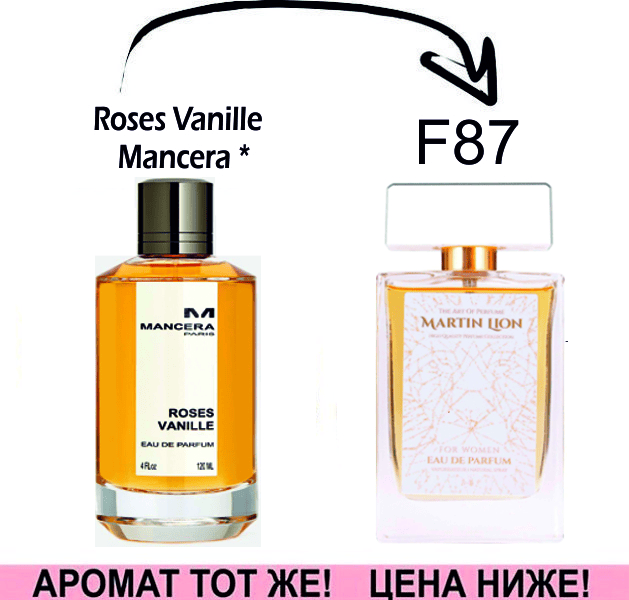 (F87) Roses Vanille - Mancera *